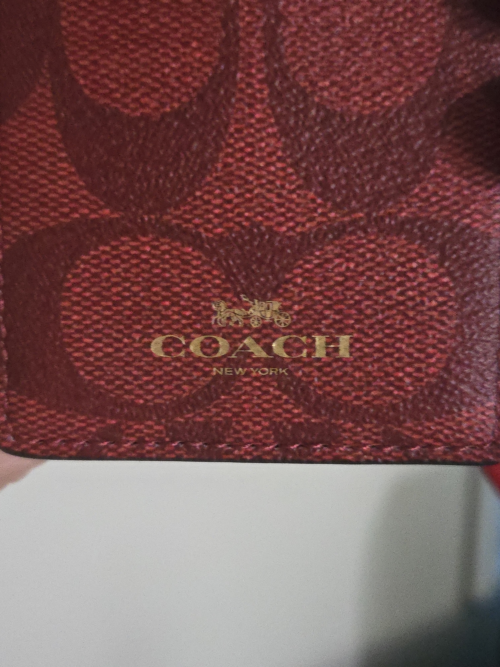 Coach Red Lanyard - Picture 4 of 5